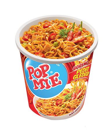 pop mie goreng pedes gledeek 