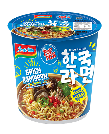 pop mie indomie x pop mie korean spicy ramyeon 
